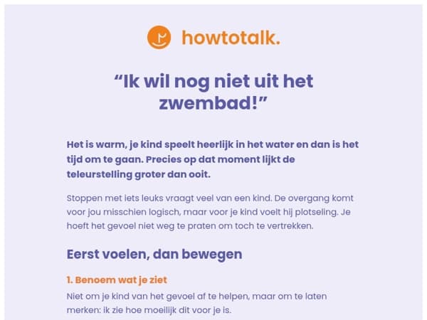 “Ik wil nog niet uit het zwembad!”