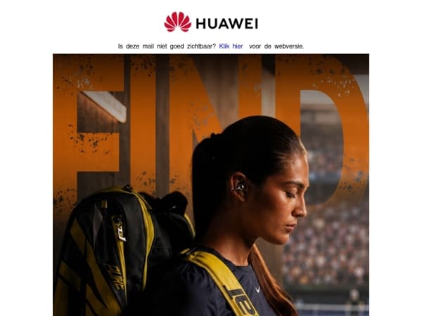 Vind jouw ritme met HUAWEI x Rafa Nadal Academy