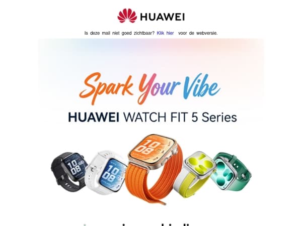 ⌚ De WATCH FIT 5 Series zijn eindelijk hier!