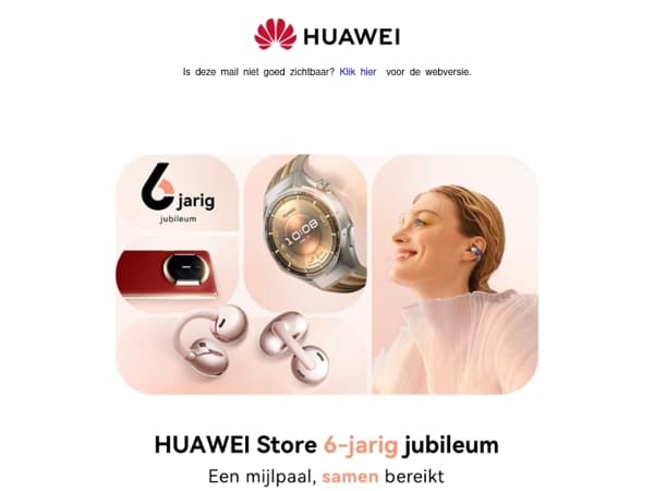 Nu live: De 6-jarig jubileum flash sale!