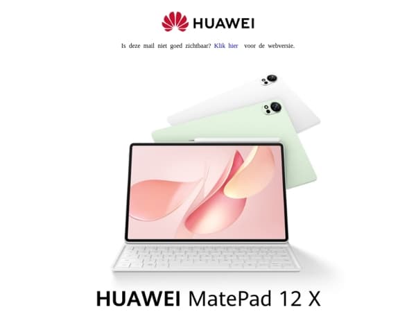 De nieuwe HUAWEI MatePad 12X is hier!