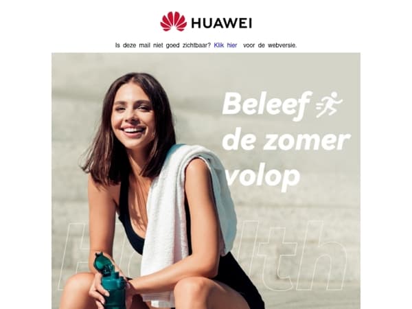 HUAWEI WATCH FIT 5: de perfecte partner voor jouw zomeravonturen