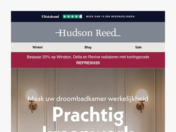 Hoogwaardige kranen die elke badkamer een extra dimensie geven