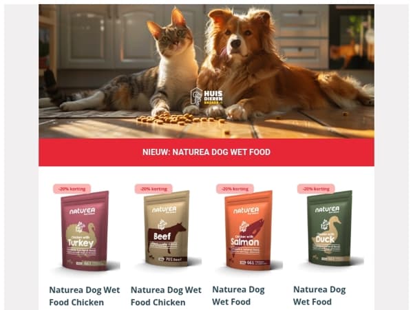 Nieuw bij Huisdierenbazaar: Naturea en Pet Remedy, tijdelijk met 20% korting