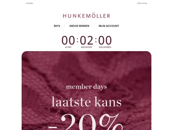 Final hours🚨20% korting*
