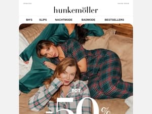 Tot 50% korting op geselecteerde nachtmode!*