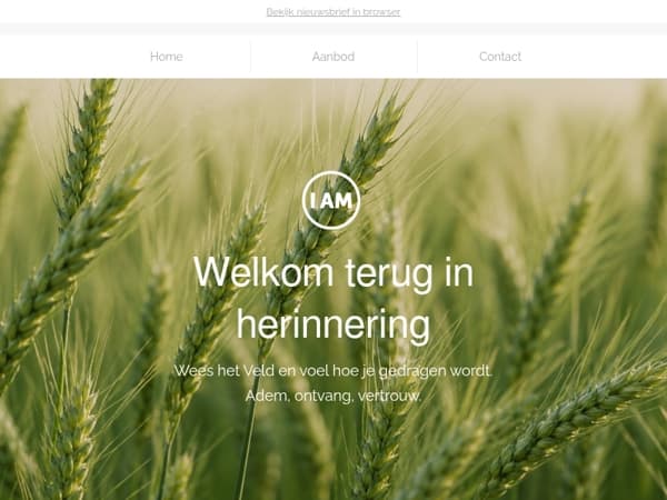 Nieuwsbrief Juni: Wees het Veld👏