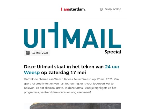 UITMAIL SPECIAL: 17 mei is 24 uur Weesp 🥳🎉 | Er op /uit