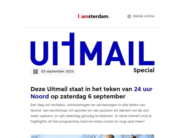 UITMAIL SPECIAL: 6 september is 24 uur Noord 🥳🎉 | Er op /uit