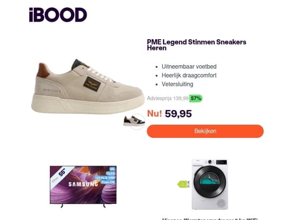 Nu: PME Legend Stinmen Sneakers Heren voor slechts 59,95 !