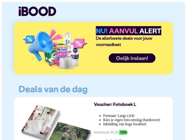 Nu: Voucher: Fotoboek L voor slechts 23,95