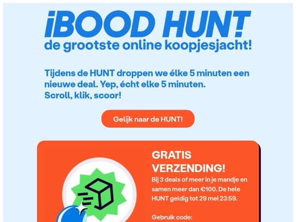Er staan verse HUNT-deals klaar! 🚨