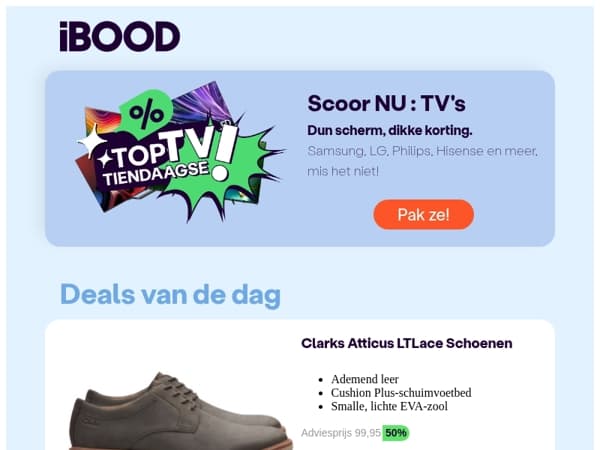 Nu: Clarks Atticus LTLace Schoenen voor slechts 49,95 !