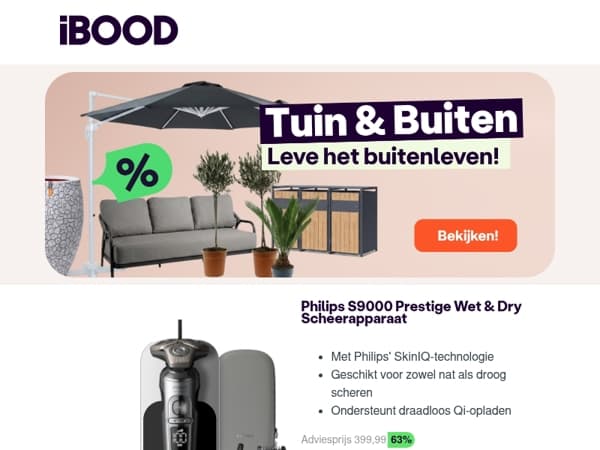Nu: Philips S9000 Prestige Wet & Dry Scheerapparaat voor 149,00