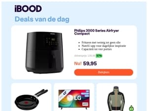 59,95 : Philips 3000 Series Airfryer Compact