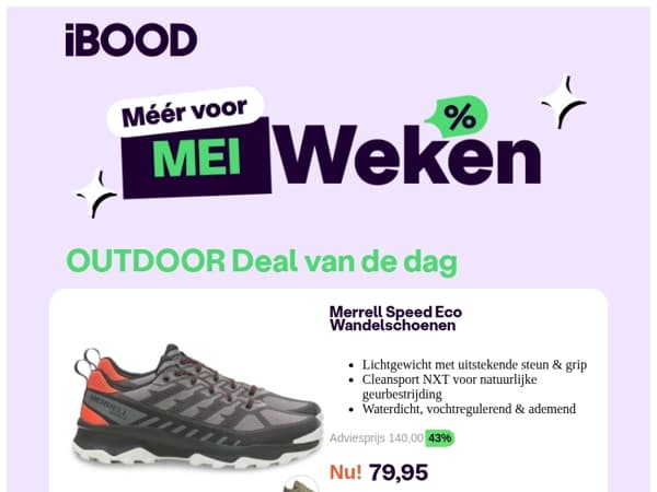 Naar buiten, word je OUTDOOR 😎