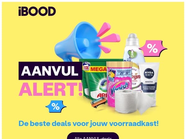 📢 Deze week: Aanvul-Alert!
