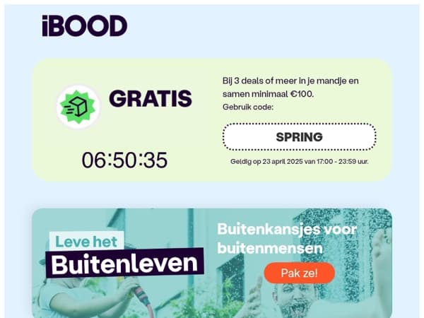 Nu: GRATIS Verzending! 📦