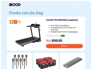 899,95 : VirtuFit TR-500i Elite Loopband