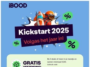 Nog tot middernacht: Gratis Verzending! 🚚