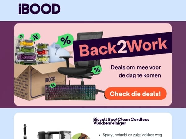 Nu: Bissell SpotClean Cordless Vlekkenreiniger voor 99,95