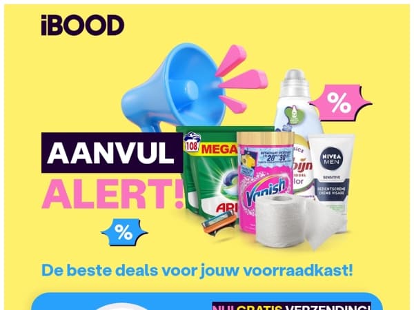 GRATIS VERZENDING! Tot 23:59u