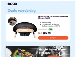 NU! 179,95  | Le Feu Turtle 3.0 Outdoor Pizzaoven | Gasgestookt