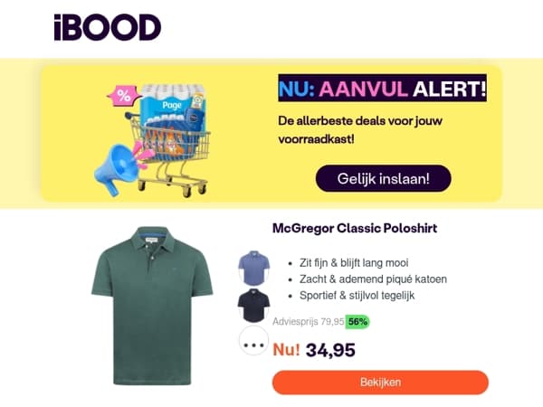 Nu: McGregor Classic Poloshirt voor slechts 34,95