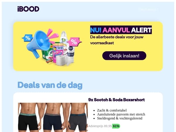 Nu: 9x Scotch & Soda Boxershort voor slechts 34,95 !