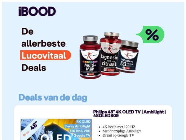 Nu: Philips 48" 4K OLED TV | Ambilight | 48OLED809 voor 699,00