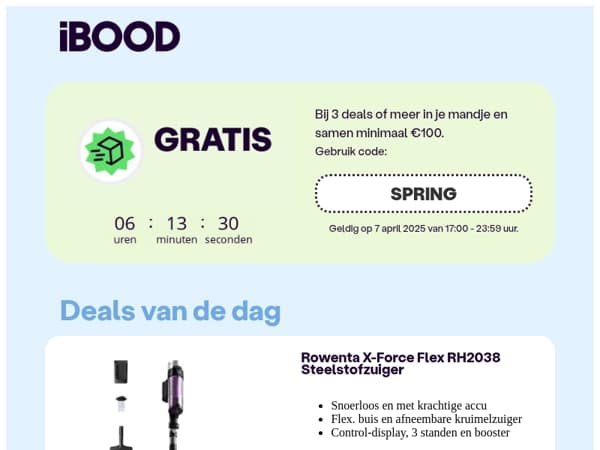 NU GRATIS Verzending! 📦