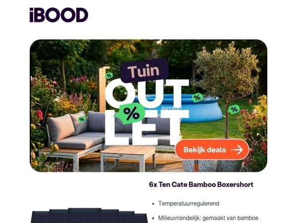 Nu: 6x Ten Cate Bamboo Boxershort voor 39,95