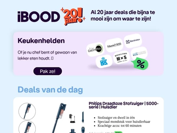 Nu: Philips Draadloze Stofzuiger | 5000-serie | Huisdier voor 179,95
