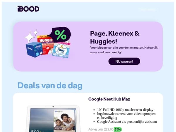 Nu: Google Nest Hub Max voor slechts 149,95 !