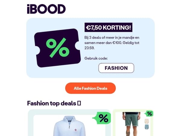 🔥Fashion top deals met extra korting