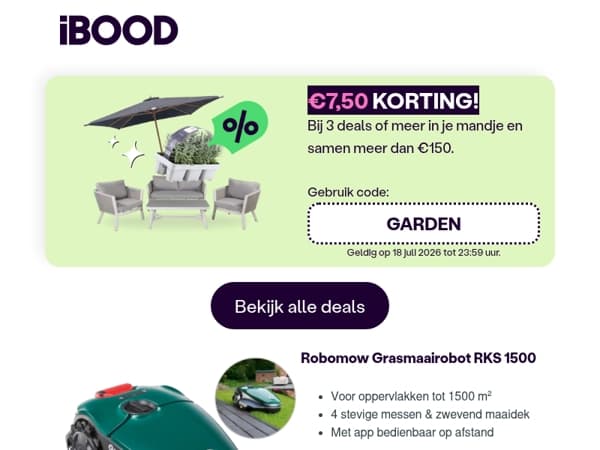 Mis deze korting van € 7,50 niet 👀