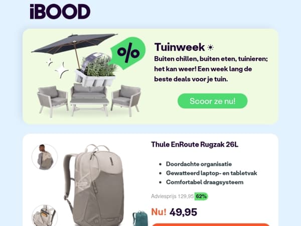 Nu: Thule EnRoute Rugzak 26L voor slechts 49,95 !