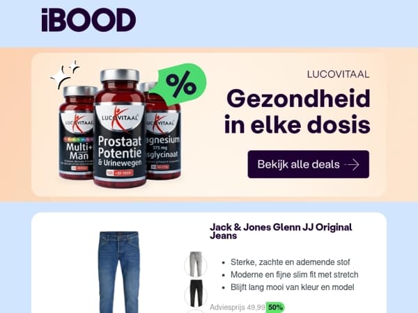 Nu: Jack & Jones Glenn JJ Original Jeans voor slechts 24,95