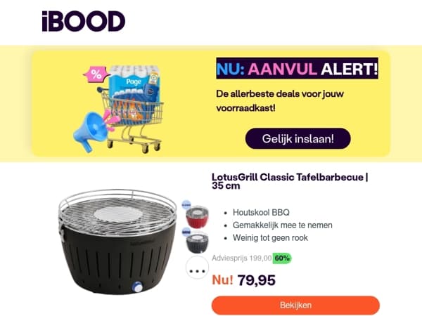 Nu: LotusGrill Classic Tafelbarbecue | 35 cm voor slechts 79,95 !