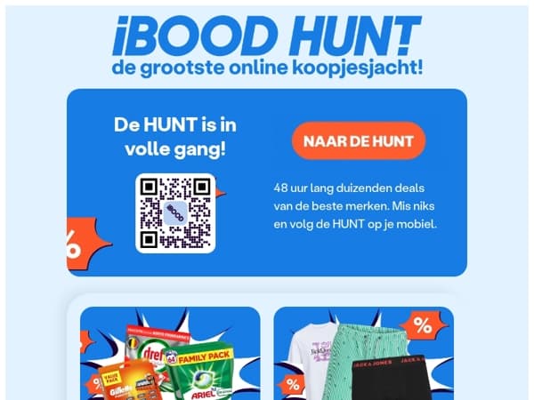 De HUNT is los! 🚨