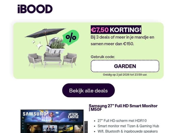 Laat deze €7,50 korting niet liggen 👀