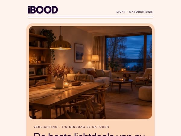 Vroeg donker: lampen, tuinspots en meer verlichting tot -80%