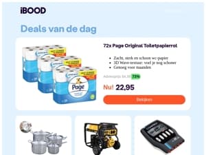 Vandaag: 22,95  72x Page Original Toiletpapierrol