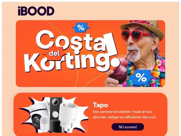 Costa del Korting! Vandaag  voor