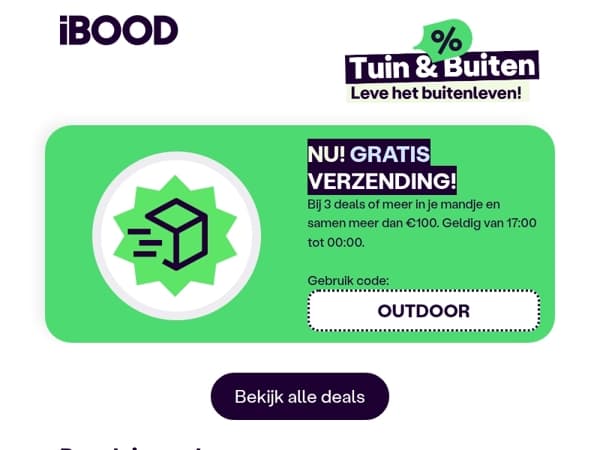 🤑 NU: Gratis Verzending! 🤑