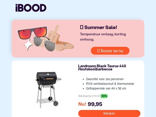 Nu: Landmann Black Taurus 440 Houtskoolbarbecue voor slechts 99,95 !