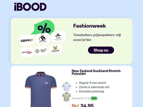 Nu: New Zealand Auckland Stretch Poloshirt voor slechts 34,95 !