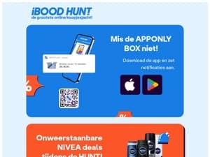 Mis de APP-ONLY box niet!🚨