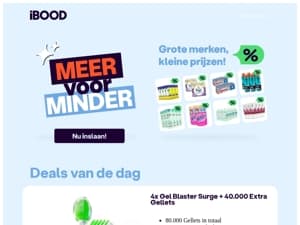 NU! 79,95 : 4x Gel Blaster Surge + 40.000 Extra Gellets