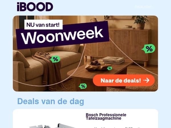 Nu: Bosch Professionele Tafelzaagmachine voor slechts 549,00 !